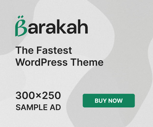 Barakah — Fastest WordPress Theme Blog, Magazine & Newspaper
